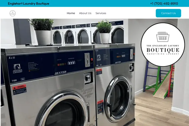 Englehart Laundry Boutique website preview